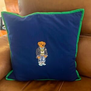 Polo Ralph Lauren bear pillow